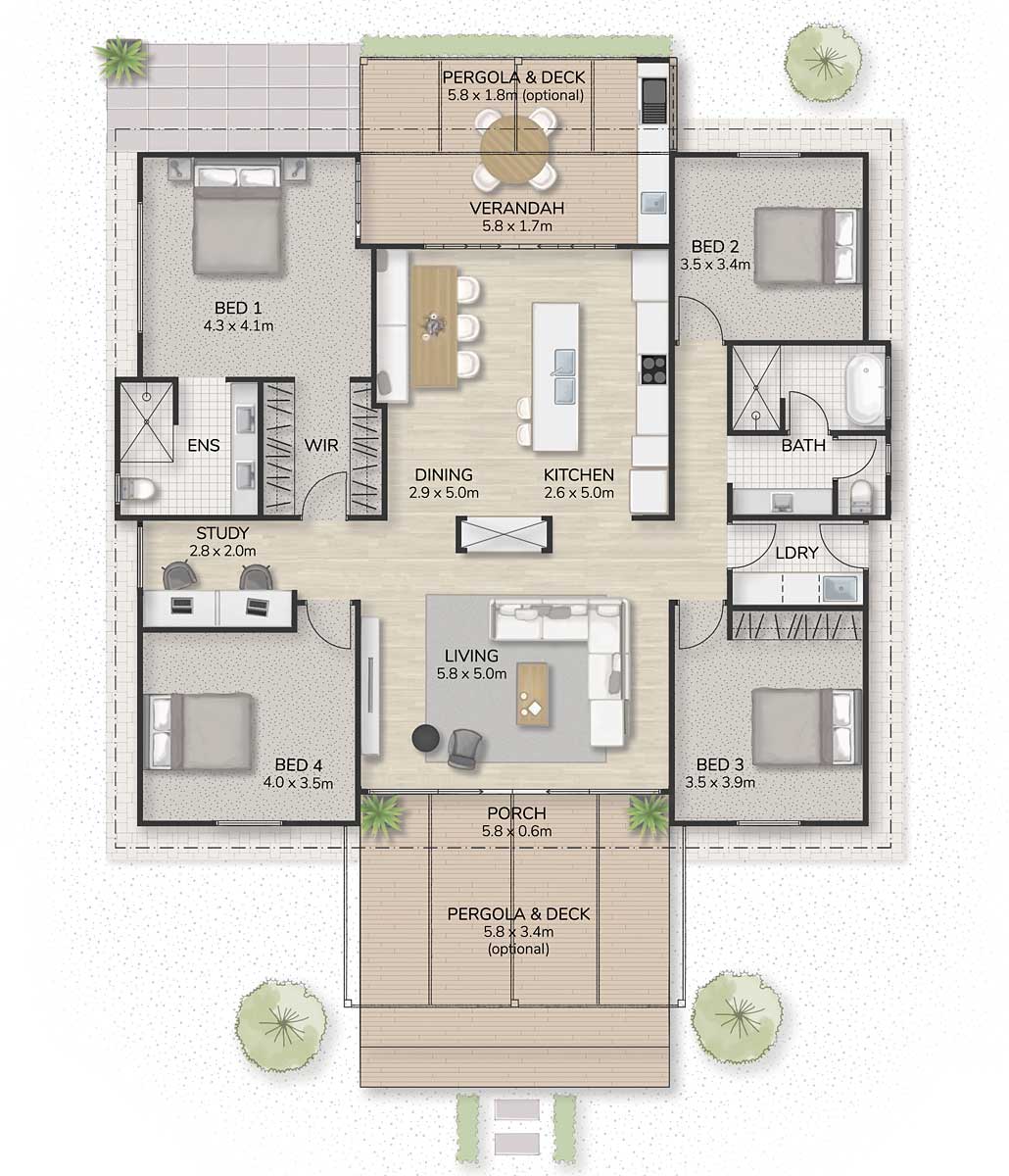 Lindsay 170 Pooraka Floorplan